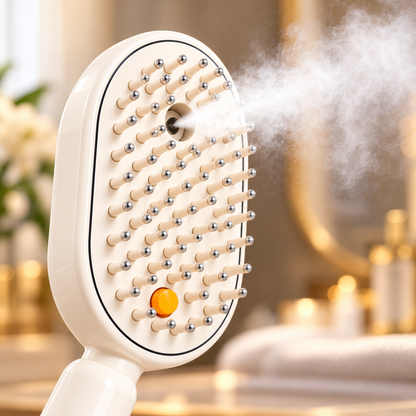 3-in-1 Steam Hair Brush Comb – For Smooth & Manageable Hair