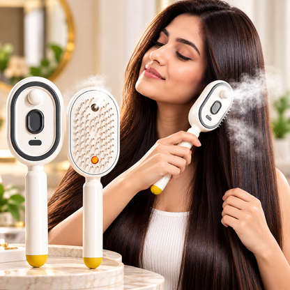 3-in-1 Steam Hair Brush Comb – For Smooth & Manageable Hair